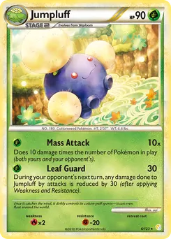 Jumpluff #6, Reverse Foil