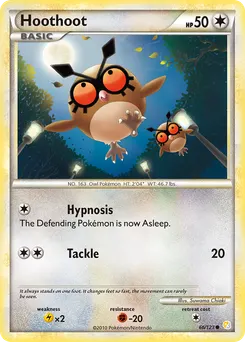 Hoothoot #66, HeartGold & SoulSilver