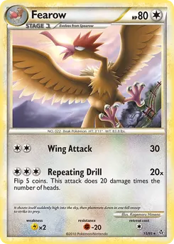 Fearow #15, Reverse Foil