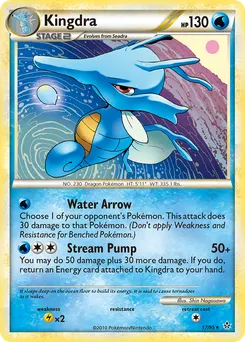 Kingdra #17, Reverse Foil