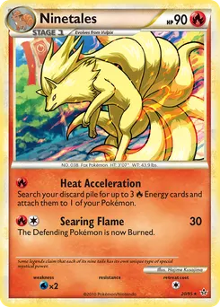 Ninetales #20, Reverse Foil