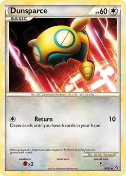 Dunsparce #29, Reverse Foil