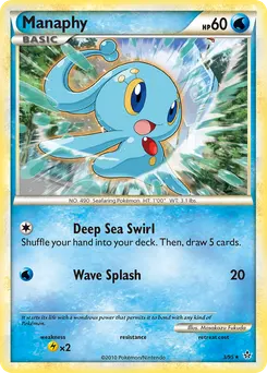 Manaphy #3, Reverse Foil