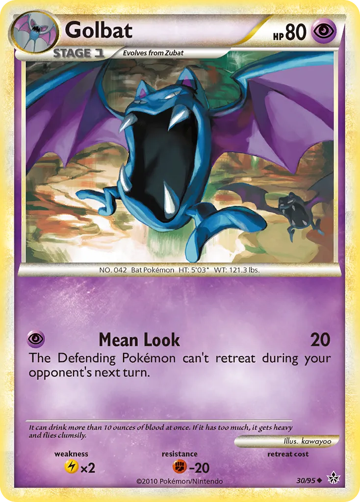 Golbat #30, HS—Unleashed