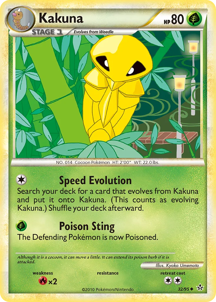Kakuna #32, HS—Unleashed Reverse Foil