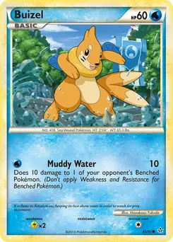 Buizel #45, Reverse Foil