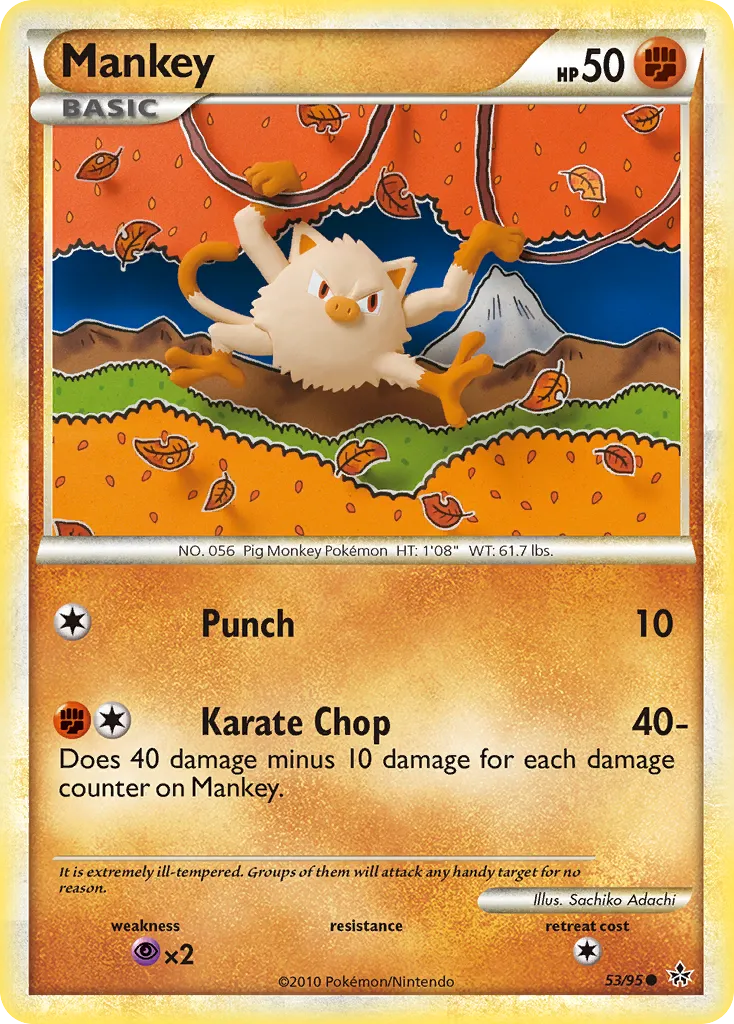 Mankey #53, HS—Unleashed