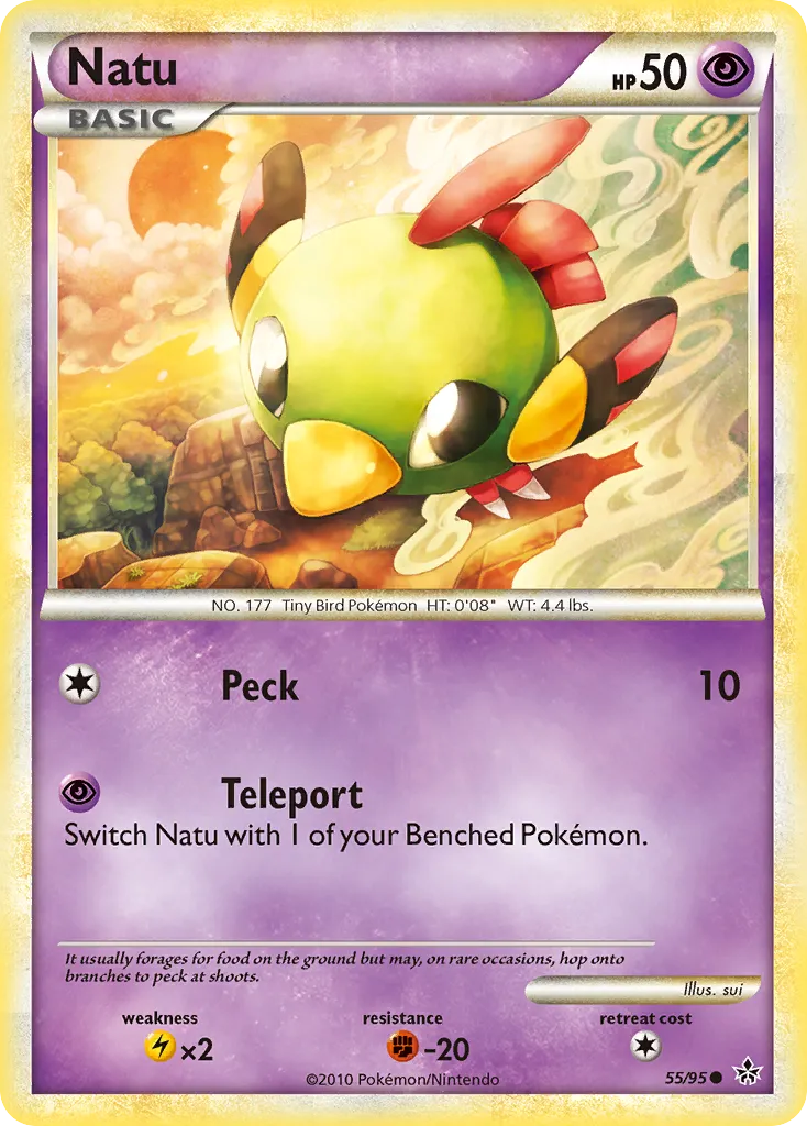 Natu #55, HS—Unleashed Reverse Foil