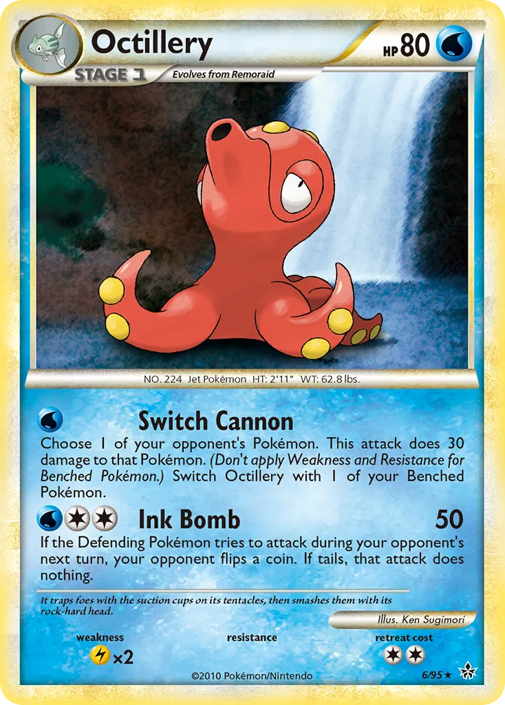 Octillery #6, HS—Unleashed Reverse Foil