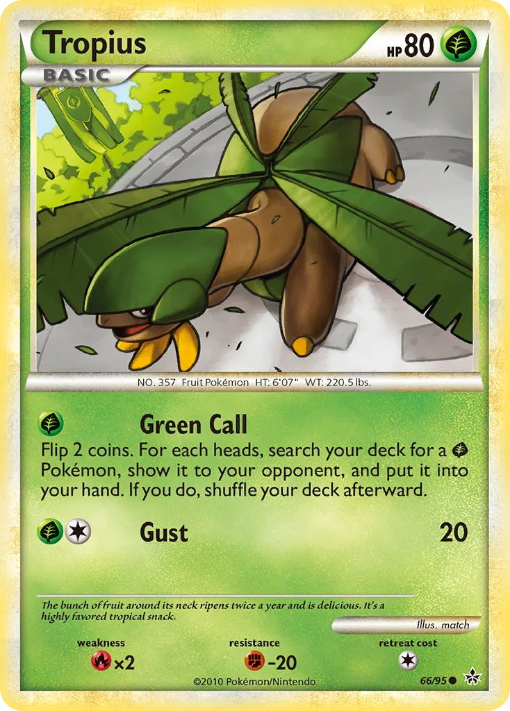 Tropius #66, HS—Unleashed