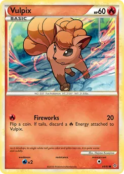 Vulpix #68, Reverse Foil