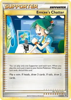 Emcee's Chatter #73, Reverse Foil