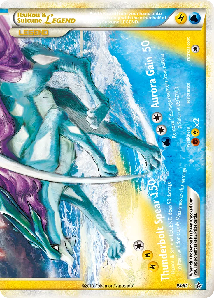Raikou & Suicune LEGEND #93, HS—Unleashed