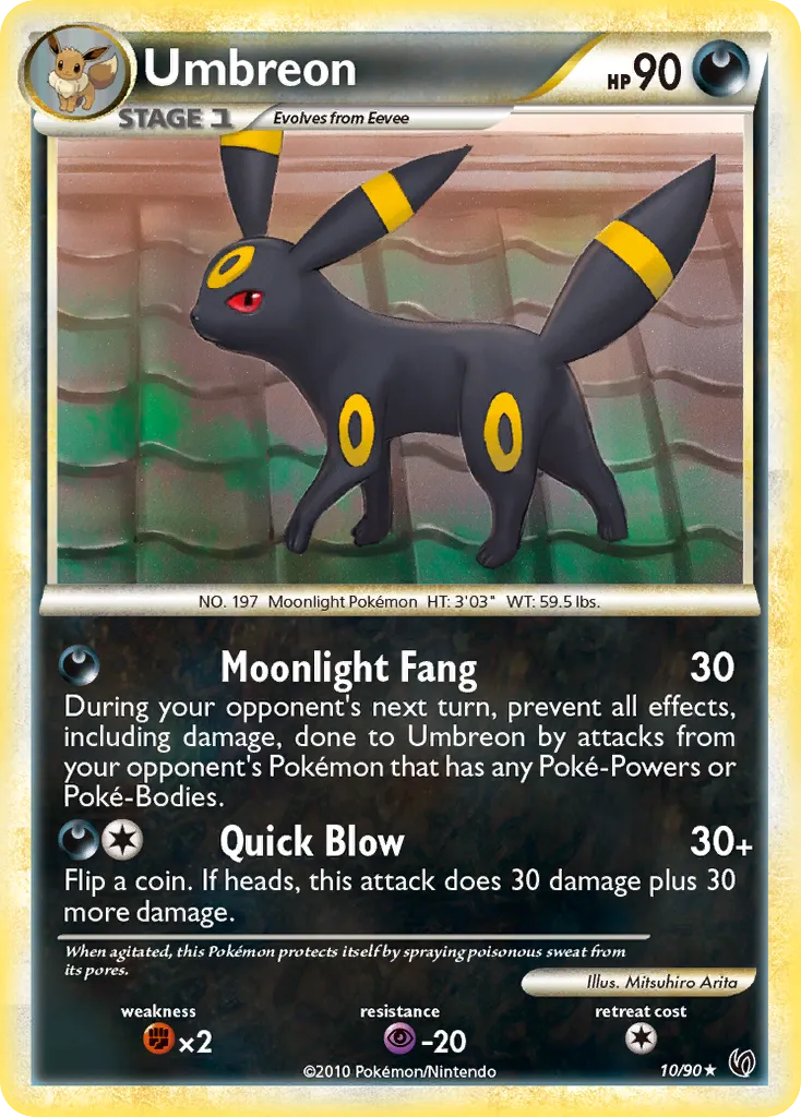 Umbreon #10, HS—Undaunted
