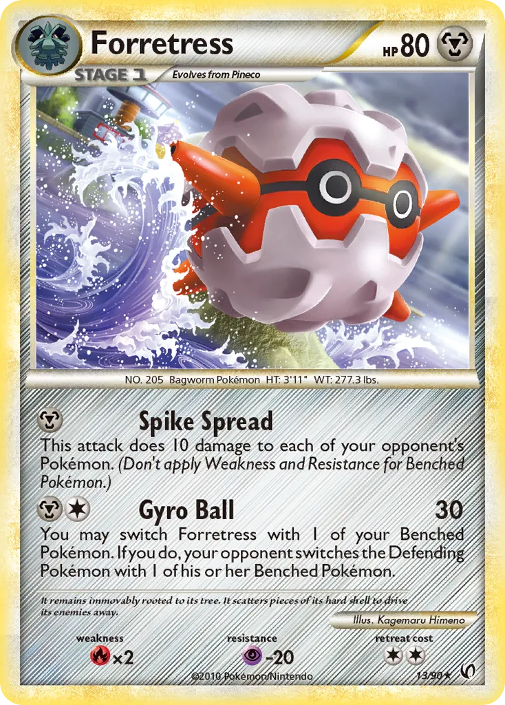 Forretress #13, HS—Undaunted Reverse Foil