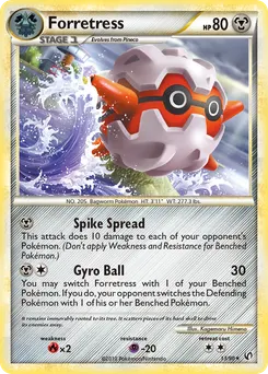 Forretress #13, Reverse Foil