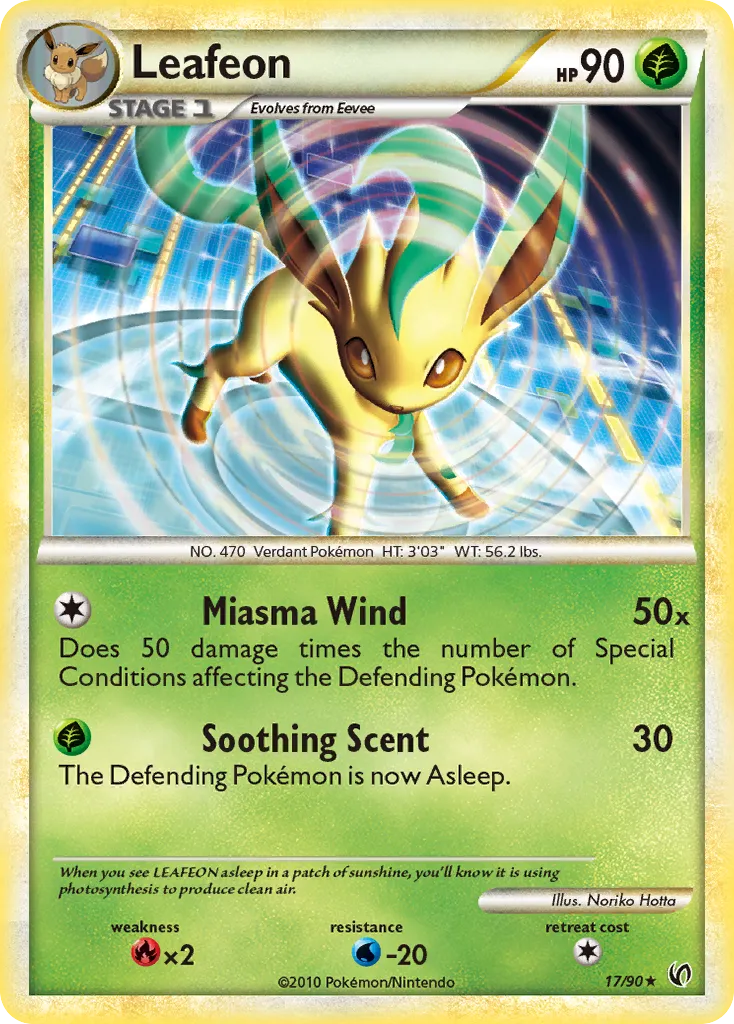 Leafeon #17, HS—Undaunted