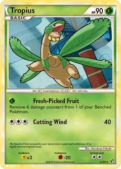 Tropius #22, Reverse Foil
