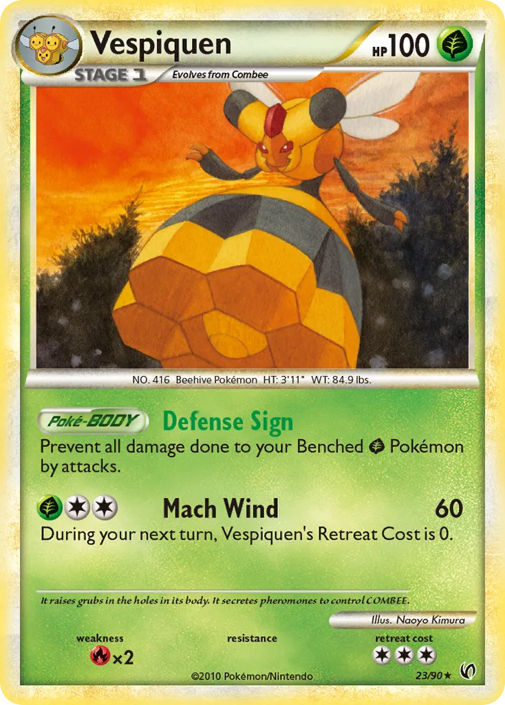 Vespiquen #23, HS—Undaunted Reverse Foil