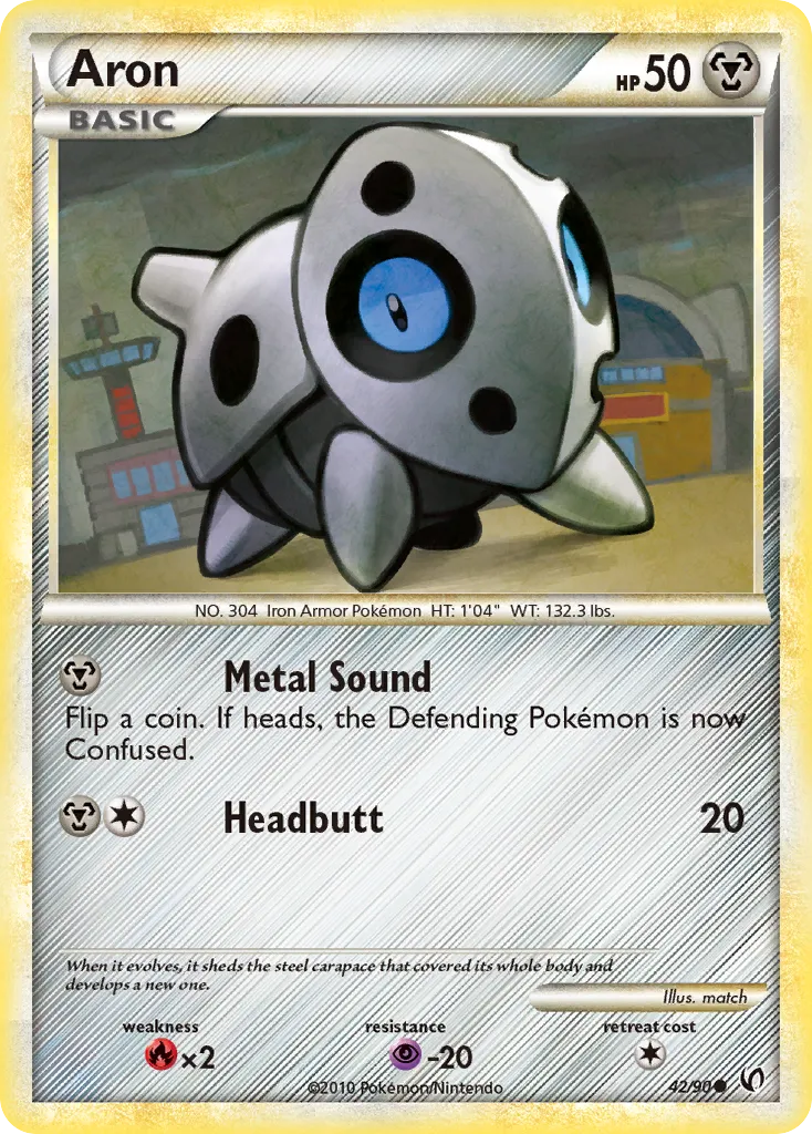 Aron #42, HS—Undaunted Reverse Foil
