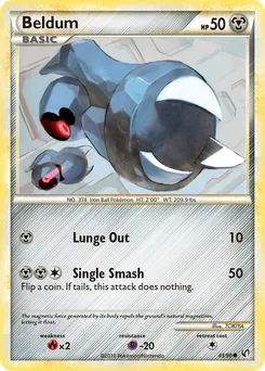 Beldum #43, Reverse Foil