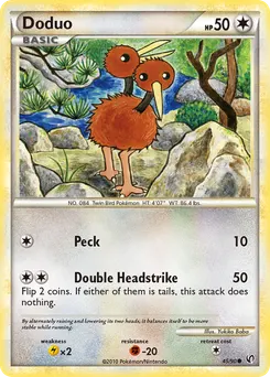Doduo #45, Reverse Foil