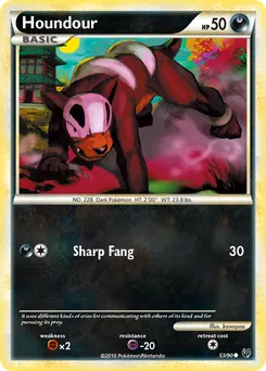 Houndour #53, Reverse Foil
