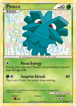Pineco #63, Reverse Foil