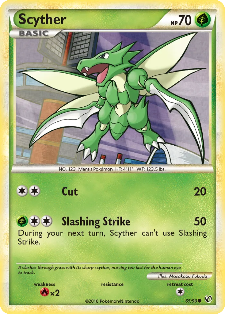 Scyther #65, HS—Undaunted