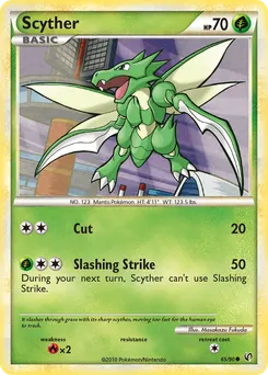 Scyther #65, Reverse Foil
