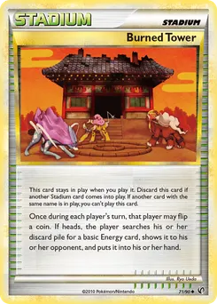 Burned Tower #71, Reverse Foil