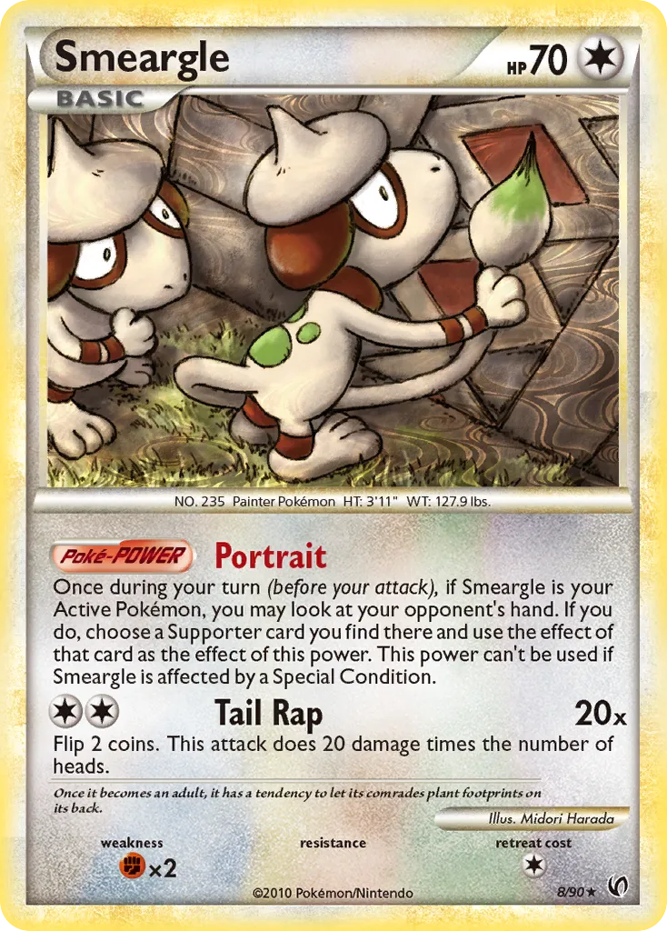 Smeargle #8, HS—Undaunted