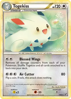 Togekiss #9, Reverse Foil