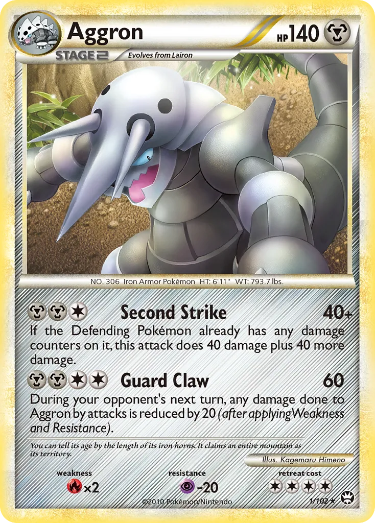 Aggron #1, HS—Triumphant Reverse Foil