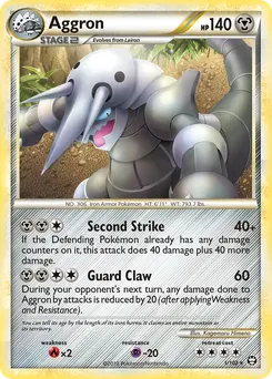 Aggron #1, Reverse Foil