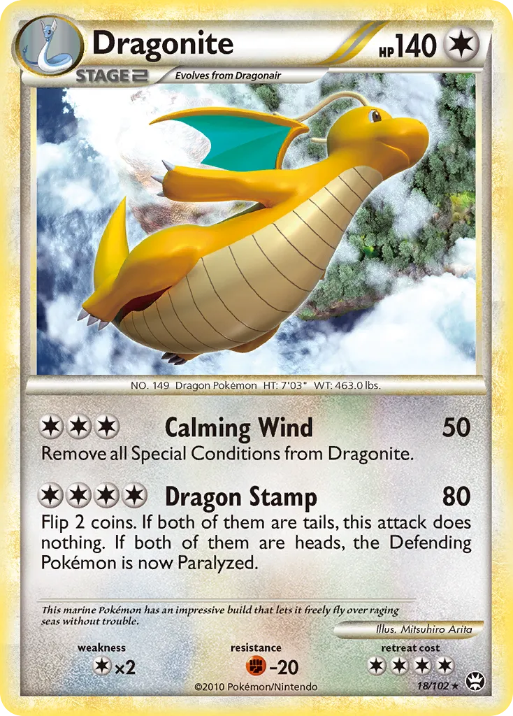Dragonite #18, HS—Triumphant