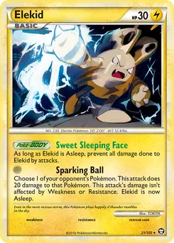 Elekid #21, Reverse Foil