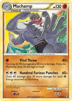 Machamp #26, Reverse Foil