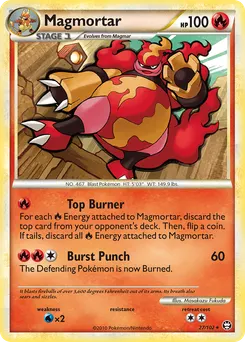 Magmortar #27, Holo