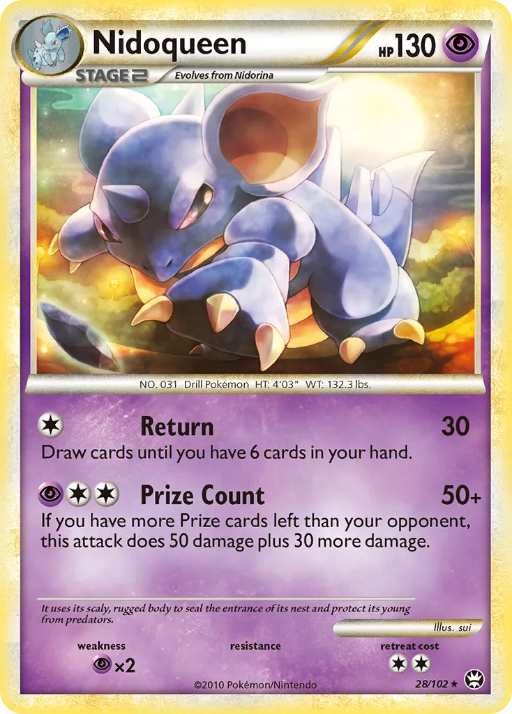 Nidoqueen #28, HS—Triumphant