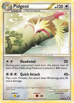 Pidgeot #29, Reverse Foil