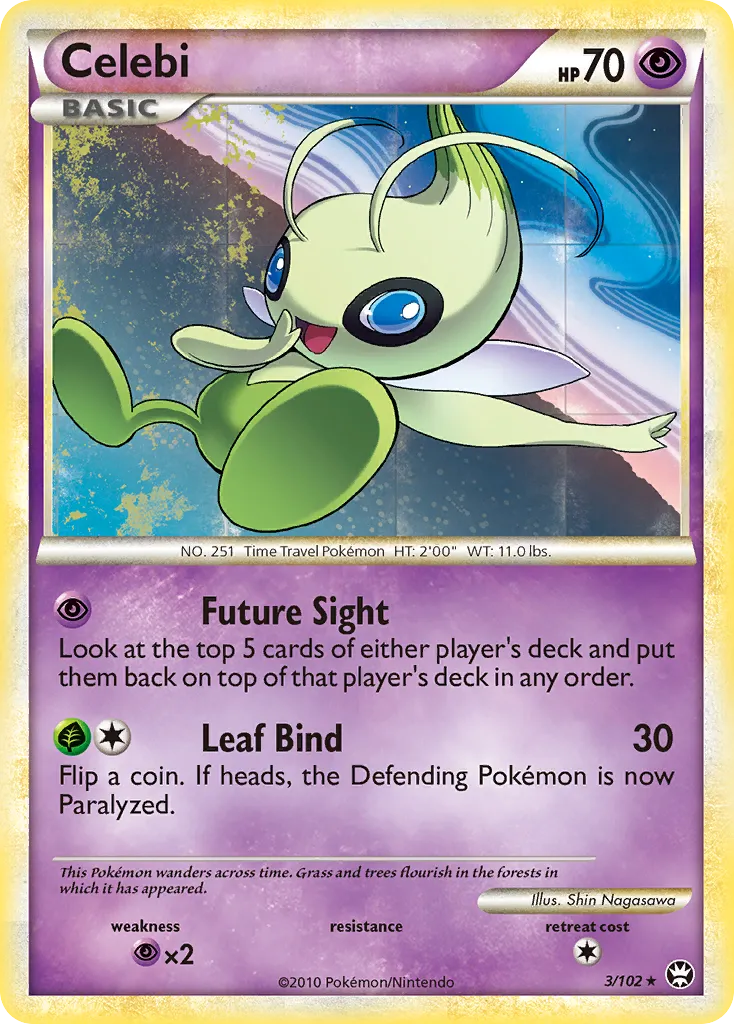 Celebi #3, HS—Triumphant Reverse Foil
