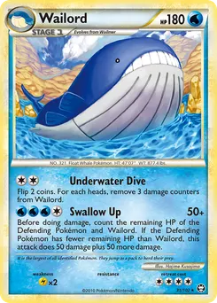 Wailord #31, Reverse Foil