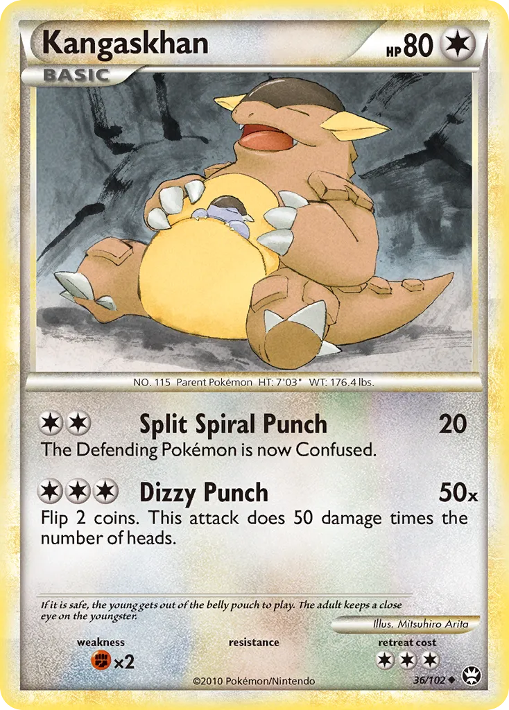 Kangaskhan #36, HS—Triumphant
