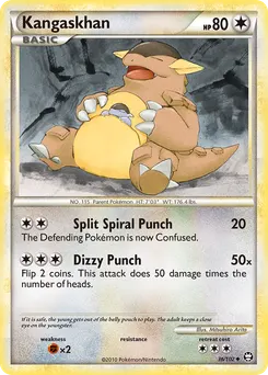 Kangaskhan #36, Reverse Foil