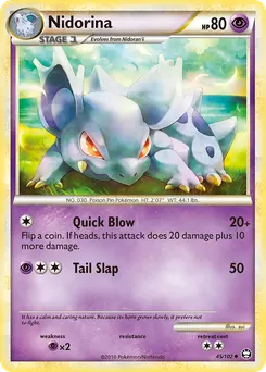 Nidorina #45, Reverse Foil