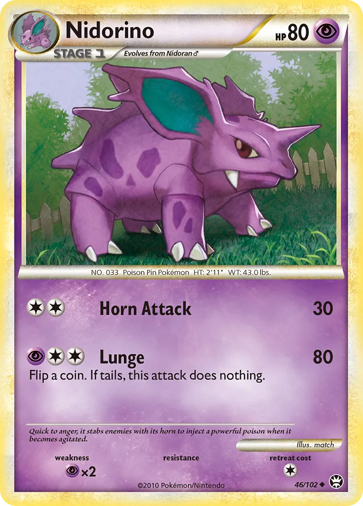 Nidorino #46, HS—Triumphant