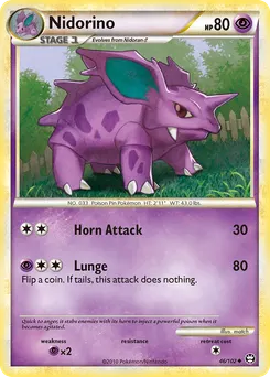 Nidorino #46, Reverse Foil