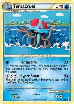 Tentacruel #50, Reverse Foil