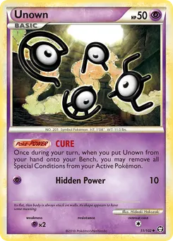 Unown #51, Reverse Foil